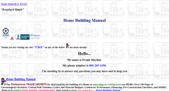 Desktop Screenshot of homebuildingmanual.com
