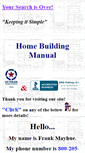 Mobile Screenshot of homebuildingmanual.com